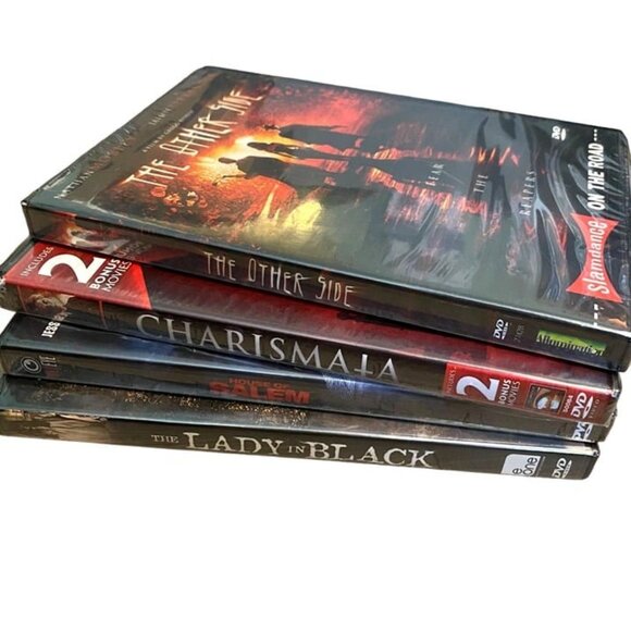 Horror DVD Movie Lot of 4 The Other Side House of Salem Charismata Lady in Black - Picture 5 of 6